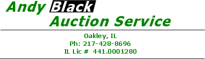 Andy Black Auction Service
