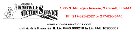 Knowles Auction Service - Illinois Auctioneer, IL Auctions