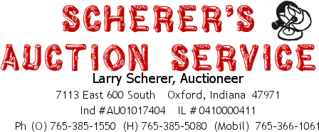 Scherer Auction Service